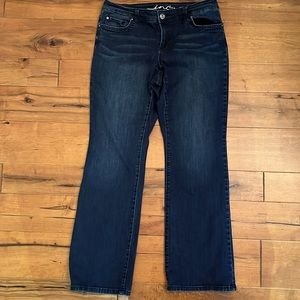INC Denim Boot Leg Curvy fit size 10 blue